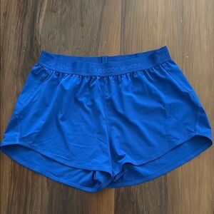 Outdoor Voices Women's Blue Shorts